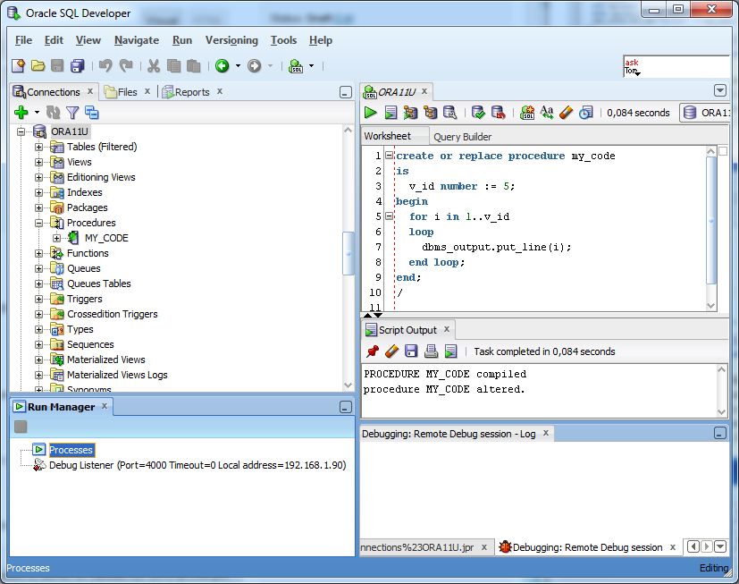 sqldeveloper10